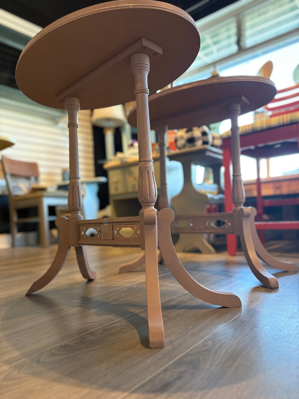 "Coastal Swell" End Table Set