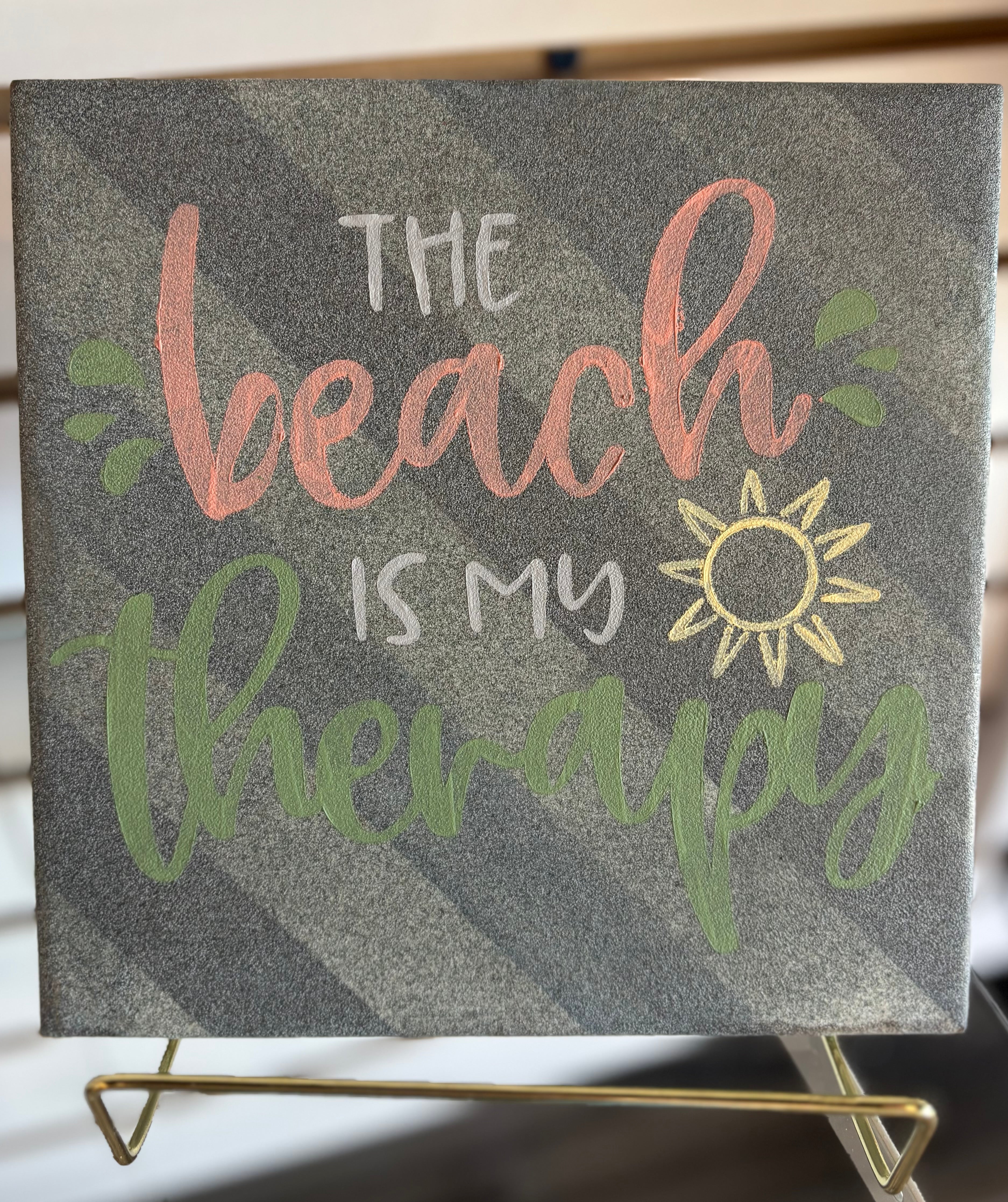 “Beach Therapy” Trivet