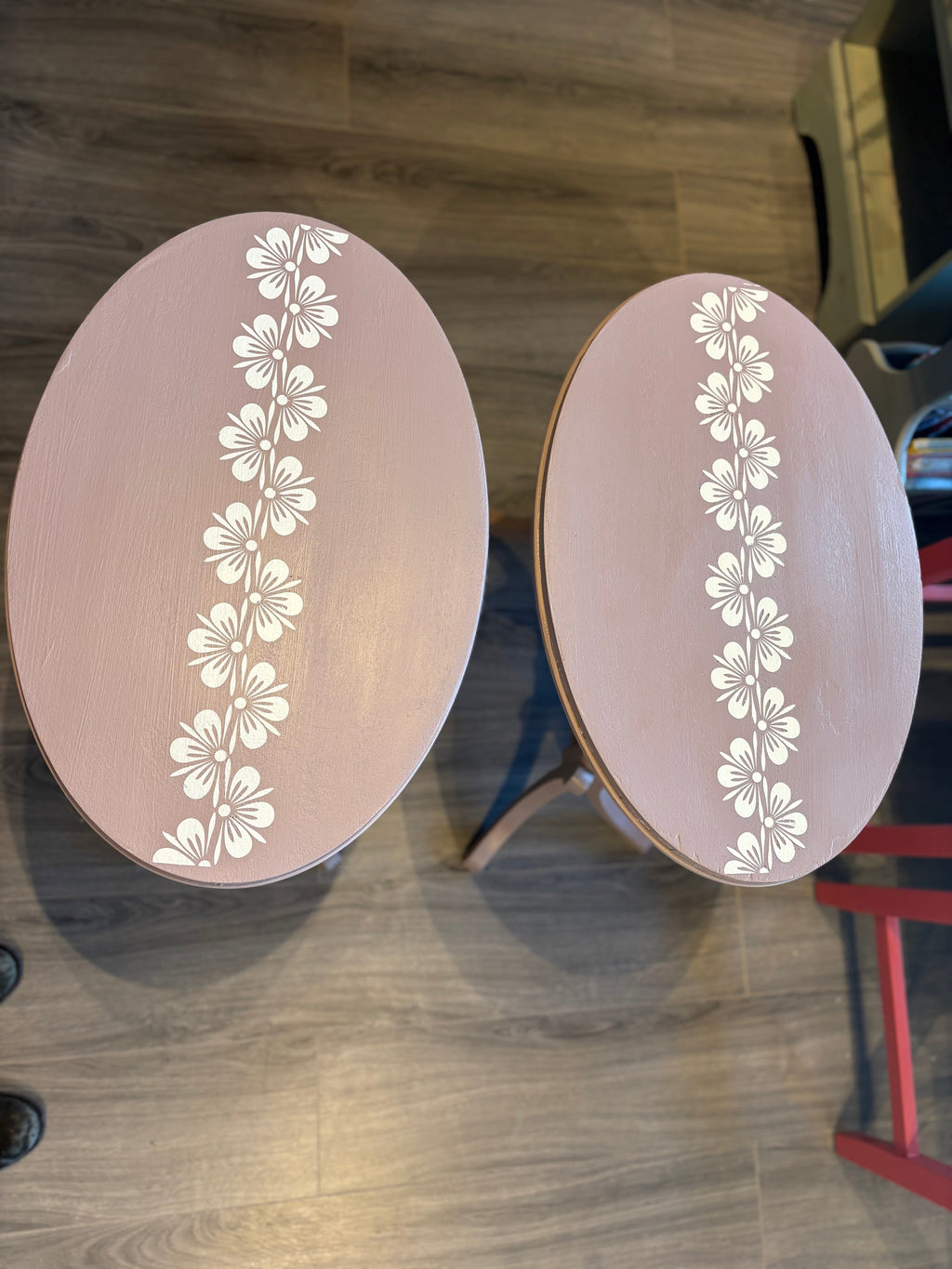 "Coastal Swell" End Table Set