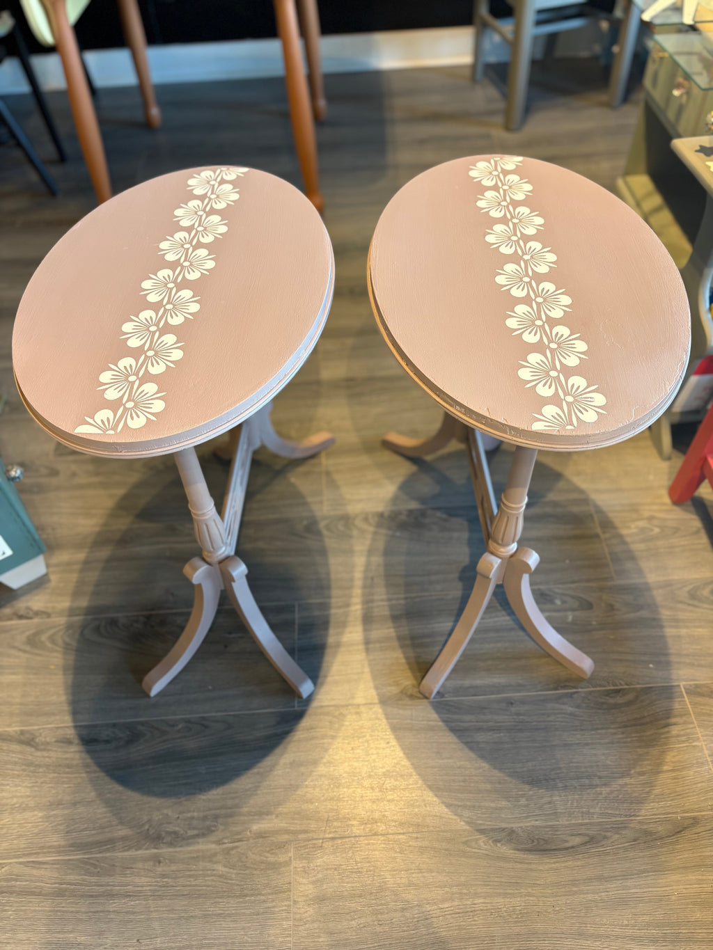 "Coastal Swell" End Table Set