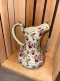 Vintage Floral Pitcher