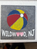Beach Balls in Wildwood Trivet