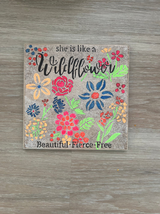 Wildflower Trivet