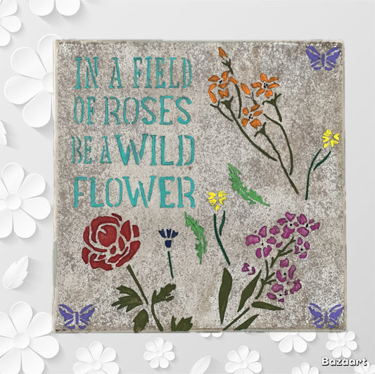 “Field of Roses” Trivet